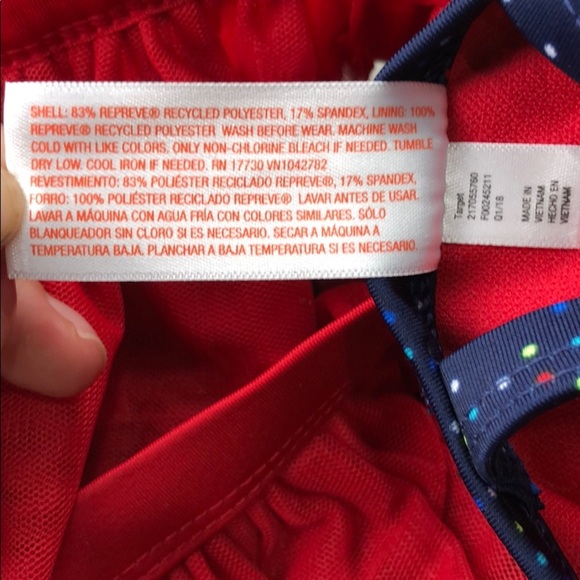 NWT CAT AND JACK BABY TODDLER SWIMSUIT SET TUTU - Picture 6 of 7